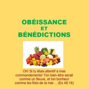 OBEISSANCE ET BENEDICTIONS