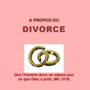 A propos du divorce