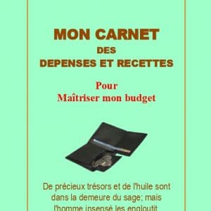 MON CARNET DES DÉPENSES ET RECETTES