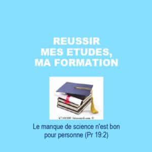 Réussir mes études, ma formation