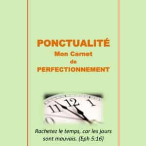 Ponctualité : Mon carnet de perfectionnement
