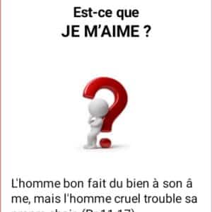 Est-ce que je m&rsquo;aime ?