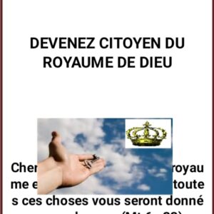Devenez citoyen du royaume de Dieu