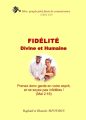 Fidélité divine et humaine