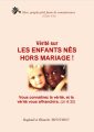 Vérité sur les enfants nés hors mariage